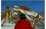 西藏轉經僧侶